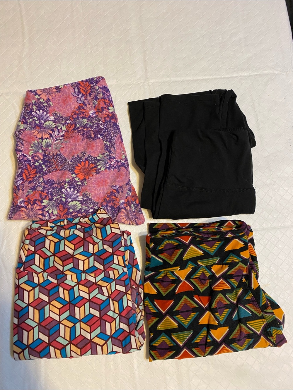 LuLaRoe Black Women's - Versatile Everyday Leggings set of four